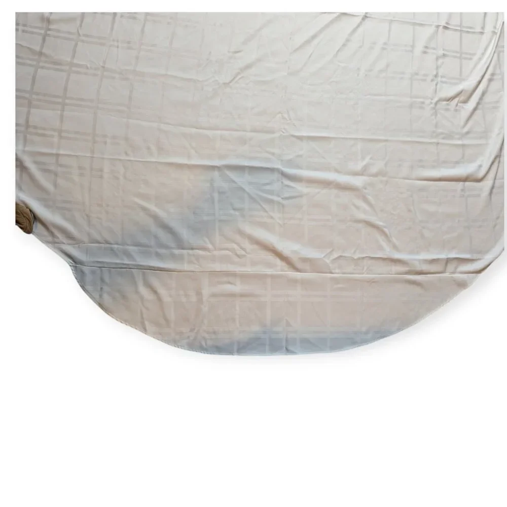 Large Round White Table Cloth 85
